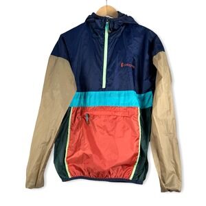 New Cotopaxi Teca Half Zip Windbreaker Ultralight Hoodie Sycamore Jacket Sz XS